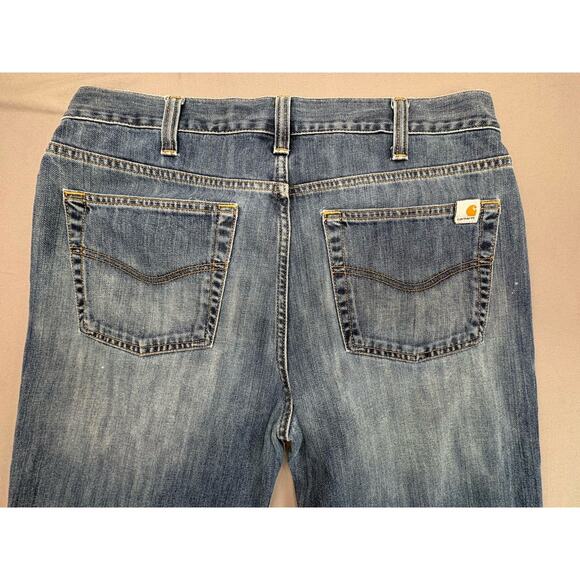 Carhartt Men's 34x36 Relaxed Straight Fit Denim Blue Jeans Pants WTD - Picture 11 of 11